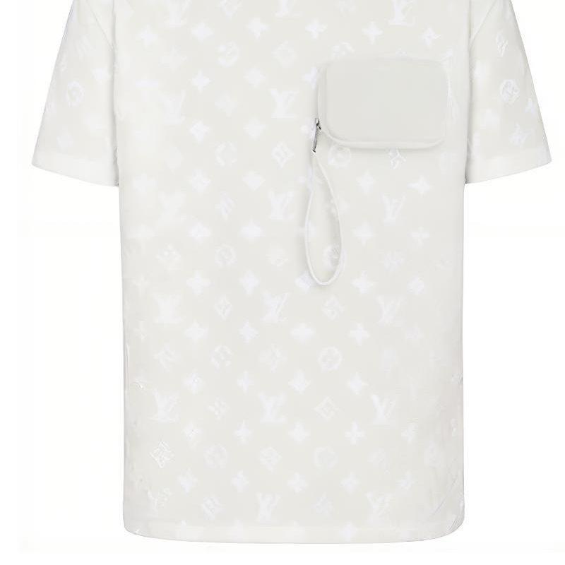 Louis Vuitton Б/у футболка с тисненым монограммой 1A7QDK