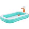 Petite Piscine Familiale Gonflable Dunk N' Splash™ Avec Panier De Basket 251 M X 168 M X 102 M