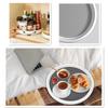 Non-Slip Lazy Susan Turntable Display Stand Rotating Spice Rack Organizer for Cabinets, Pantries, Countertops, and Refrigerators