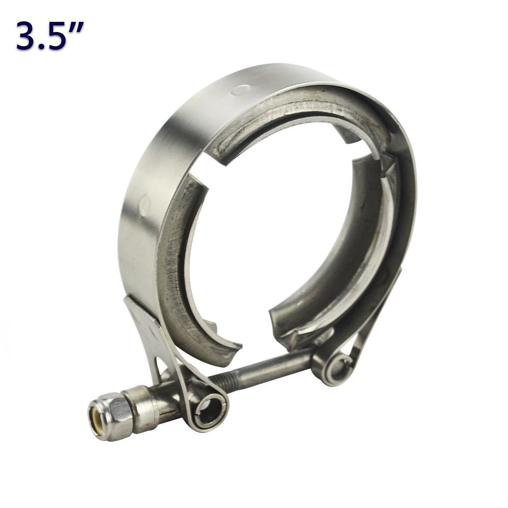 ZUCZUG from 1.5 Inch to 6.0inch SS304 Anti-Rust Temperature Resistance Exhaust V Band Clamp (Clamp Only, NO Flange Included)