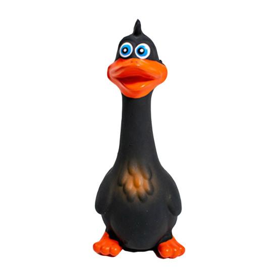 Latex Chicken Squeaky Dog Toy Funny Cartoon Duck Safe Non-Toxic Teething Toy Bite-Resistant Pet Interactive Toy Screaming Sound Pet Toys for Dogs