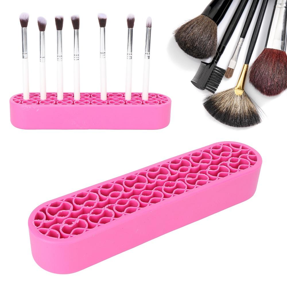 Large Storage Capacity Silicone Makeup Brush Holder Household Daily Grooming Supplies Tidying