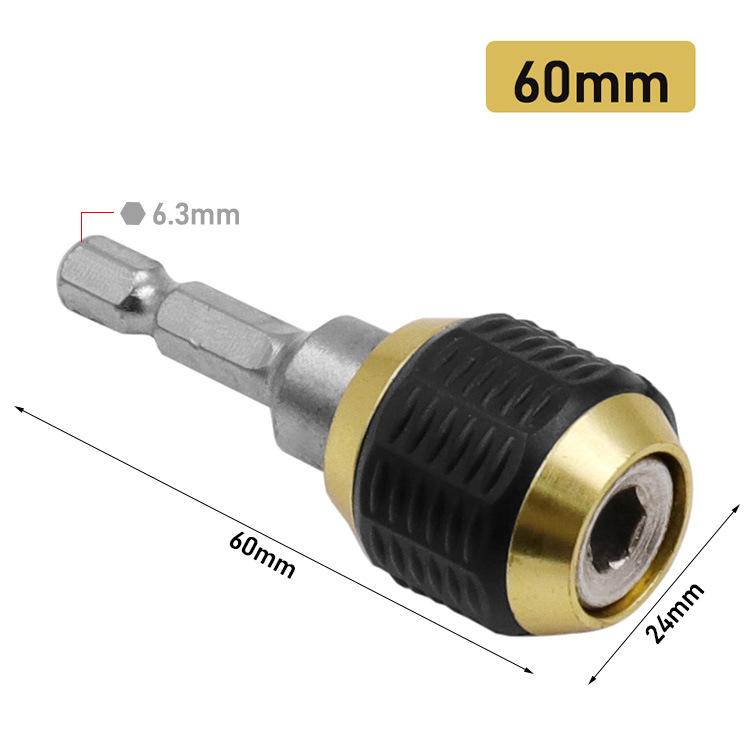Large Head Pop-up Quick Release Self-locking Hexagonal Handle Extension Rod Electric Drill Driver Conversion Screwdriver Tool