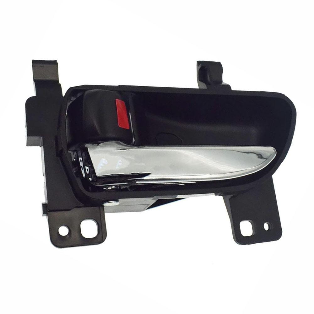 Inside Left Door Handle Black with Chrome Lever For Subaru Forester Impreza