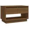 Vidaxl Szafka Pod Tv, Brązowy Dąb 70X41X44 Cm Materiał Drewnopochodny