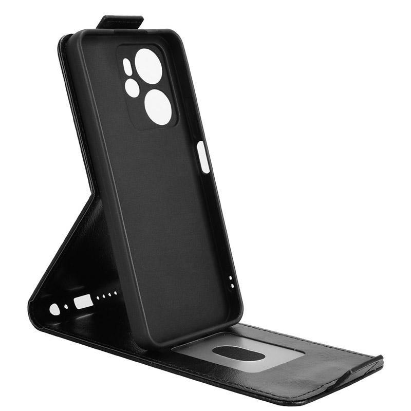 For Blackview Oscal Tiger 13 Stand Case Magnetic Clasp Vertical Flip Leather Phone Cover with Card Holder