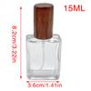 Refillable Spray Perfumes Bottle Cosmetic Fine Mist Atomizer Portable Empty Clear Glass Bottle Essential Oil Container