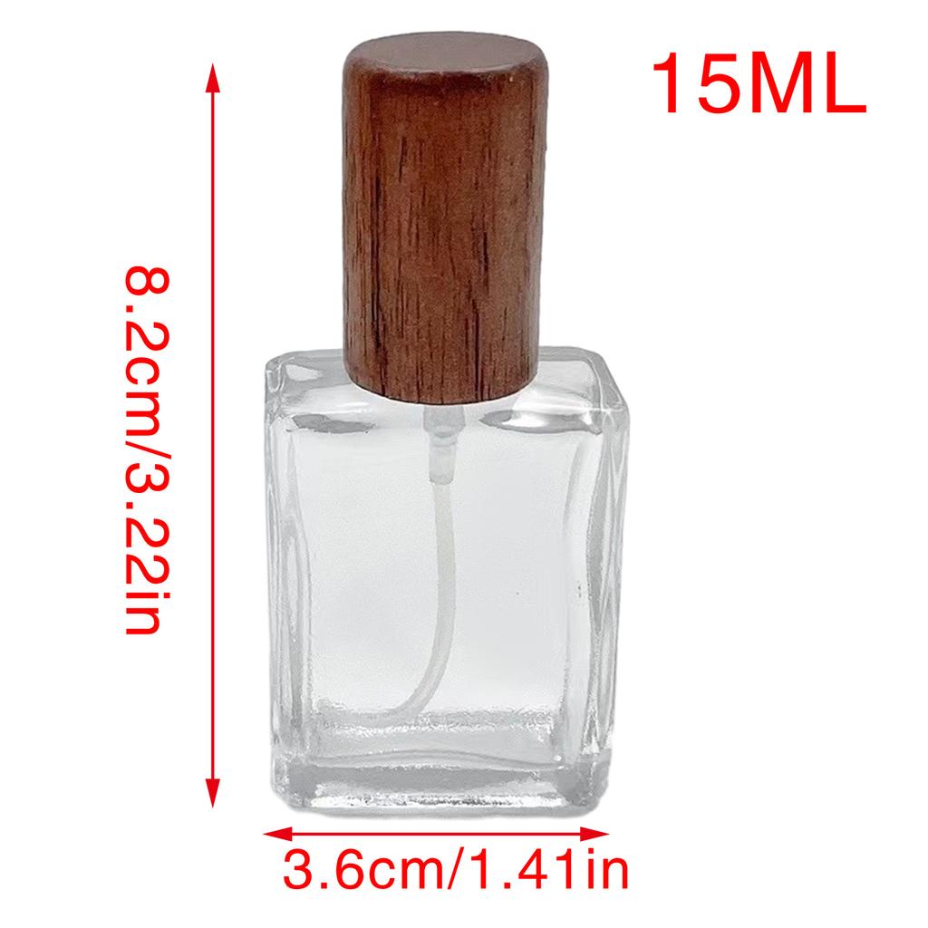 Refillable Spray Perfumes Bottle Cosmetic Fine Mist Atomizer Portable Empty Clear Glass Bottle Essential Oil Container
