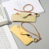 PU Leather Glasses Bag Anti-lost Eyeglasses Holder Creative Sunglasses Case  Students