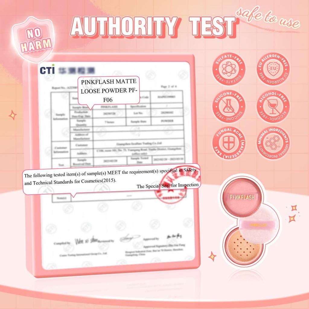 PINKFLASH 3 цвета матовая рассыпчатая пудра водостойкая финишная пудра с контролем жирности природа полное покрытие пудра для макияжа лица косметическая пудра