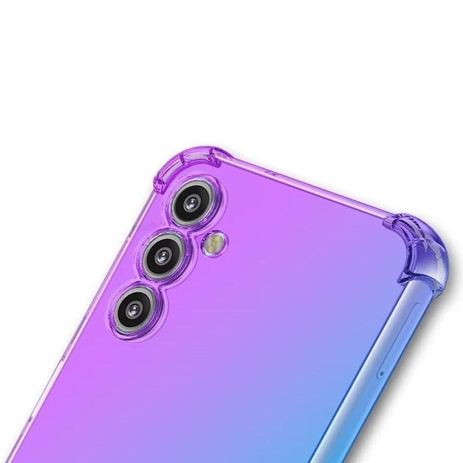 Gradient Dropproof Case for Samsung Galaxy S24 FE, Purple/Blue