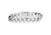 Howthere Silver Chain Bracelet Ring My Bell - Masculine Silver Chain