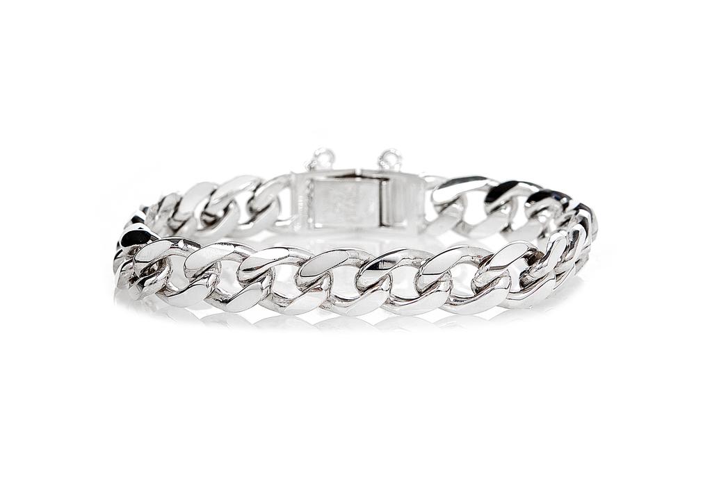 Howthere Silver Chain Bracelet Ring My Bell - Masculine Silver Chain
