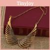Fashionable Retro Angel Wing Pendant Women Metal Necklace For Women And Men