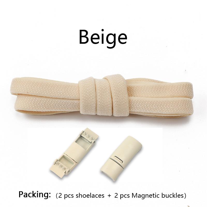 Шнурки без завязывания Магнитные шнурки Зажим Без завязывания Шнурки Плоские Эластичные шнурки для кроссовок Резиновые шнурки Эластичные шнурки