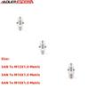 3AN AN-3 AN3 /-4AN AN4 Male To M12X1.0 M10X1.0 Metric Stainless Steel Brake Fittings Adapter