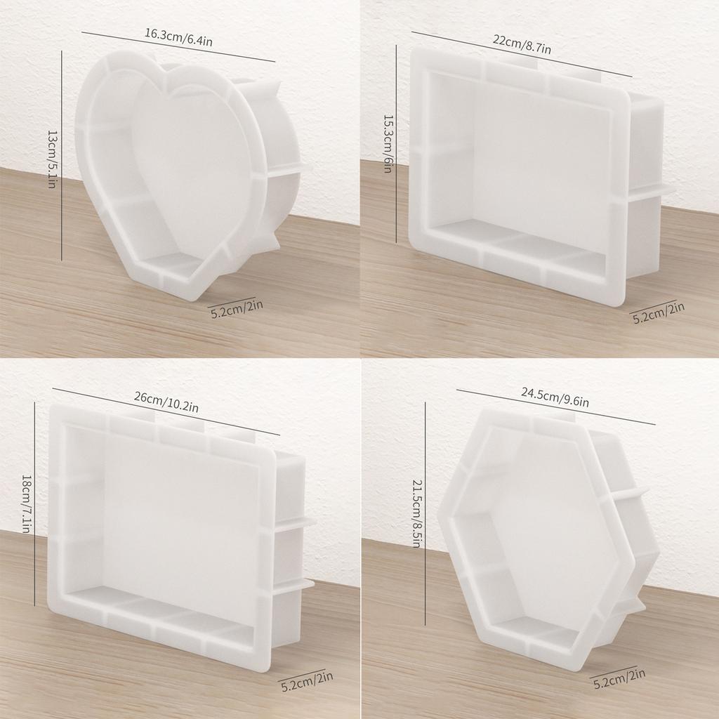 Большие силиконовые формы из смолы, формы для подставок под книги, формы для сохранения цветов, подходящие для домашнего офиса, декора и подарков