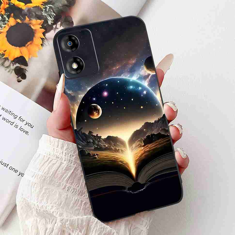 For Motorola Moto E13 4G 6.5" Case New Design Butterfly Tiger Soft Silicone TPU Black Cover For MOTO E13 MotoE13 4G Phone Shell
