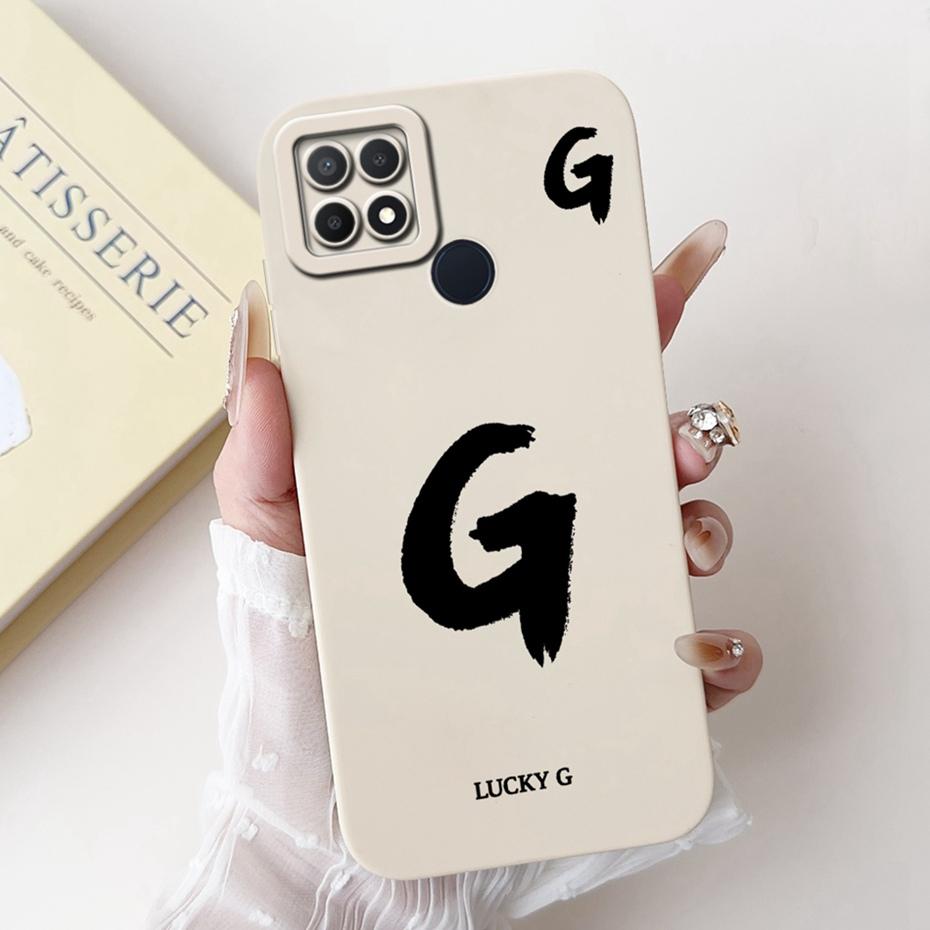 New Fashion Letter Phone Case For OPPO A15 A15s Soft Silicone Shockproof Cover For Oppo A15 A15S CPH2179 CPH2185 Cases Bumpers
