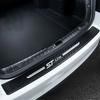 BAYS9 Carbon Fiber Car Door Sill Anti Kick Sticker Rear Bumper Trunk Scratch Guard Decals For Ford STline Logo Exterior Accessories
