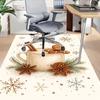 1PC hot chocolate gingerbread man Extra Large Non Slip Floor carpet, Office, family, bedroom, Large Area Rug Indoor Rugs, Vibrant Colors