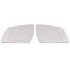 For BMW F10 F18 F02 F07 E60  Heated Left Right Side Mirror Wide Angle Raerview Glass Car Replacement