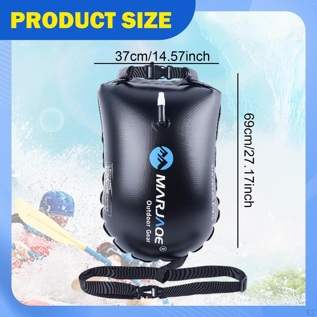 Надувной плавательный буй, водонепроницаемый пузырьковый буй для плавания, для катания на лодках, рафтинга, тренировок