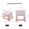 Folding stool Plastic Thickened Small Bench Children Adult Outdoor Portable Folding Chairs Small Chair Stall Stool