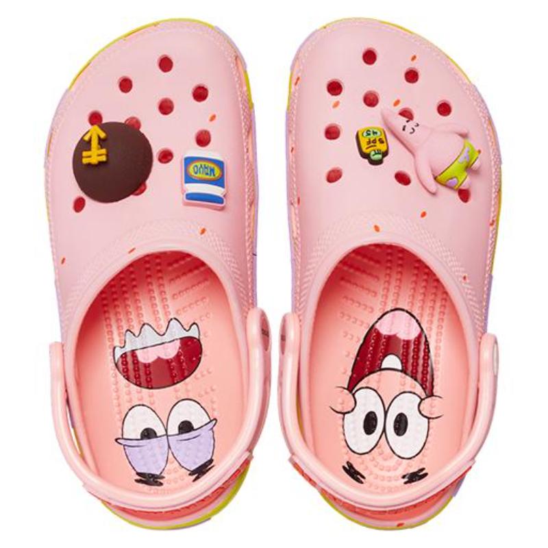 Crocs X SPONGEBOB SQUAREPANTS Классические клоги Губка Боб Квадратные Штаны Патрик Звезда Клоги Унисекс