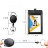 Chain Lanyard Office School Bus Pass Card Retractable Badge Holder Card Sleeve ID Card Badge Holder