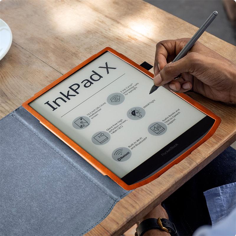 Чехол для планшета PocketBook InkPad X 10,3 PB1040, кожаный флип-чехол Smart Auto Sleep для PocketBook InkPad X, чехол для электронной книги, полный защитный чехол для планшета