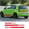 Модные гоночные полосы автомобильные наклейки Декор для Skoda Fabia Karoq Citigo Visions SuperB The Yeti Octavia Виниловая наклейка
