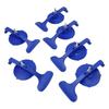 6 Piece Set Glass Clamp Kit Adhesive Type Windshield Clamp Set Convertible Glass Windshield