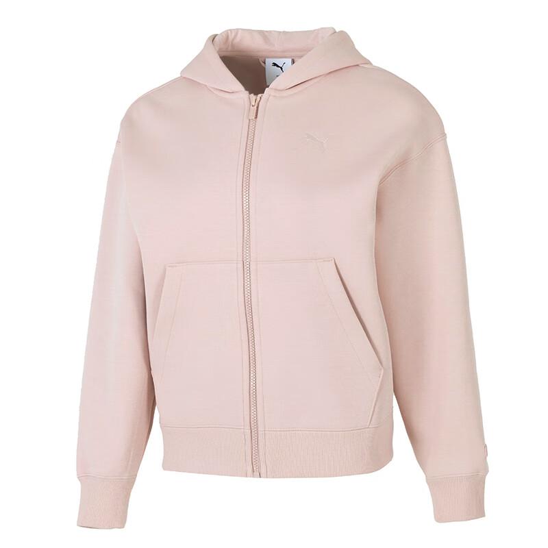 Puma Куртка с капюшоном для фитнес-тренировок с логотипом Женская куртка розовая 631387-91