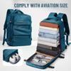 Рюкзак для ручной клади 40X30X20 Рюкзак для путешествий на самолете Женский Мужской Рюкзак, Сумка для ноутбука Ранец Водонепроницаемый Рюкзак с отделением для обуви