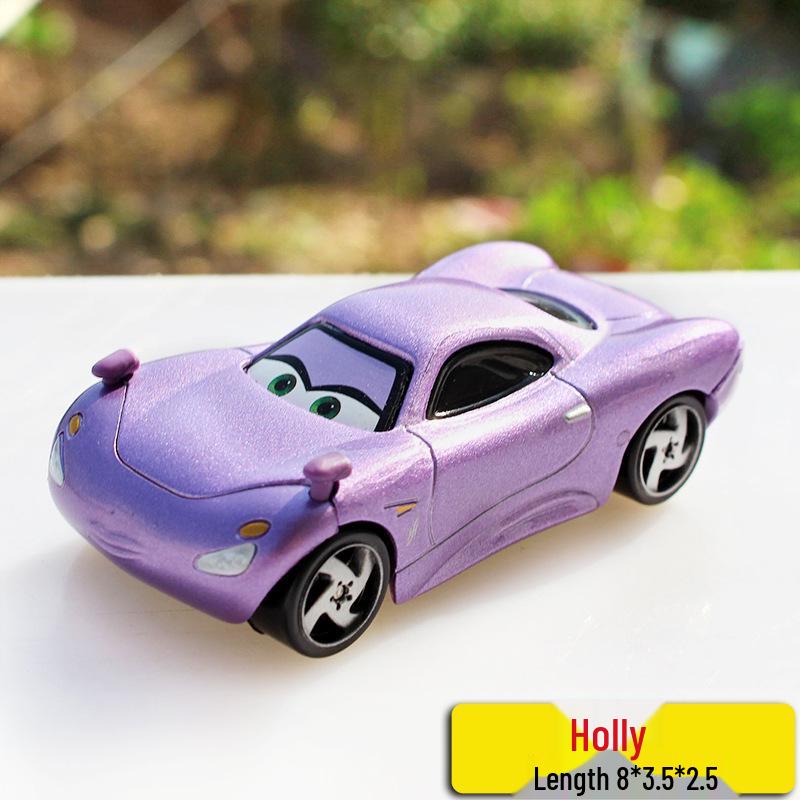 Набор машинок Pixar Cars из сплава: Модели МакКуина, Мэтра, Салли, Шерифа