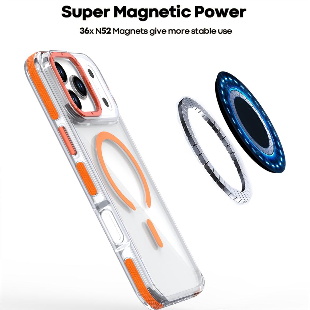 Новый Лазерный Градиентный Магнитный Чехол Для Телефона Для iPhone 17 Pro Max 17Pro 17Air 12 13 14 15 16 Pro Max 16e Для Magsafe Ударопрочный Чехол