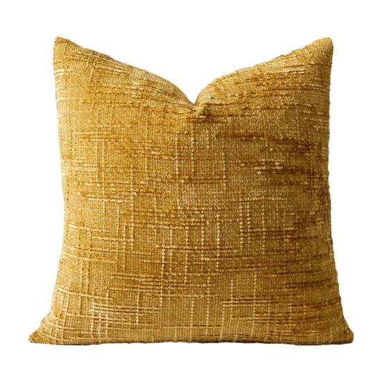 Chenille Throw Pillow Cover Boho Cushion Cover with Hidden Zipper Textured