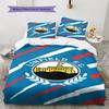 Linfield fc Pattern Bedding Set Quilt Cover Pillowcase Home Decor Gift (1 * duvet cover + 2 * pillowcase, without core)