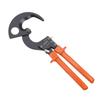 VEVOR Ratcheting Cable Cutter, Spring Steel Blades with PVC-Coated Handles, Quick-Release Button