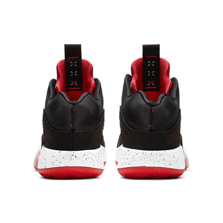 Мужские кроссовки Air Jordan 35 Bred черные огненно-красные со светоотражающим эффектом и серебром CQ4227-030