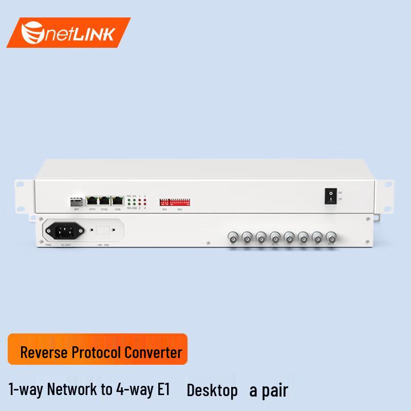 Конвертеры протоколов E1 в Ethernet и шасси netLINK
