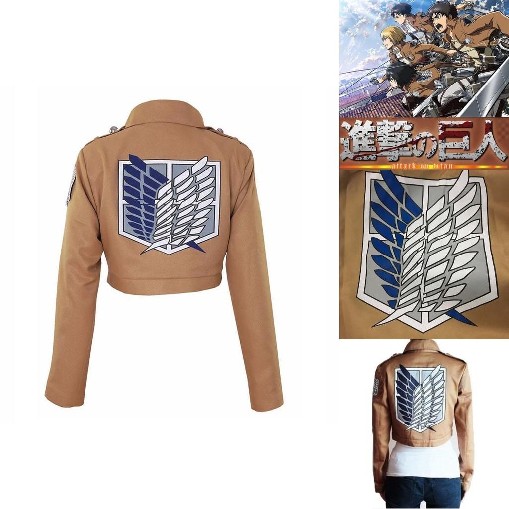 Дизайн Куртка Косплей Разведкорпуса Атака Титанов Shingeki No Kyojin**