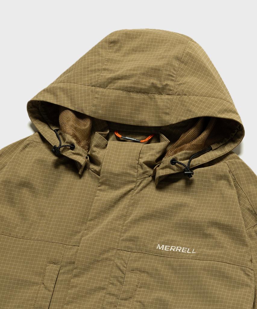 Merrell [Унисекс] Походная ветрозащитная куртка Ripstop Бежевая