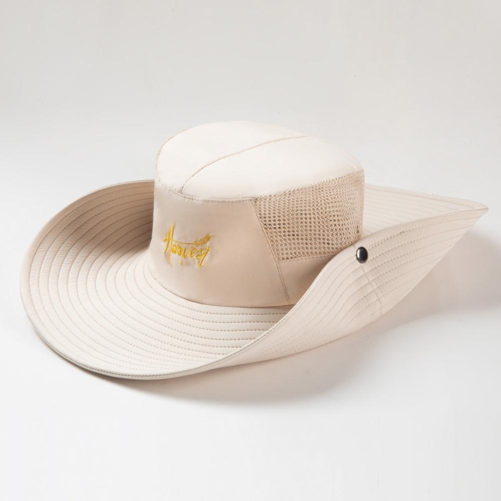 Anti-UV Fishing Cap Mesh Sunscreen Hat Fashion Bucket Hat Gift