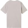 STONE ISLAND Футболка мужская с коротким рукавом, облегающего кроя, с круглым вырезом и спущенным плечом, с логотипом-нашивкой, топы, серая, белая K1S1521000-08S0F11-V0064