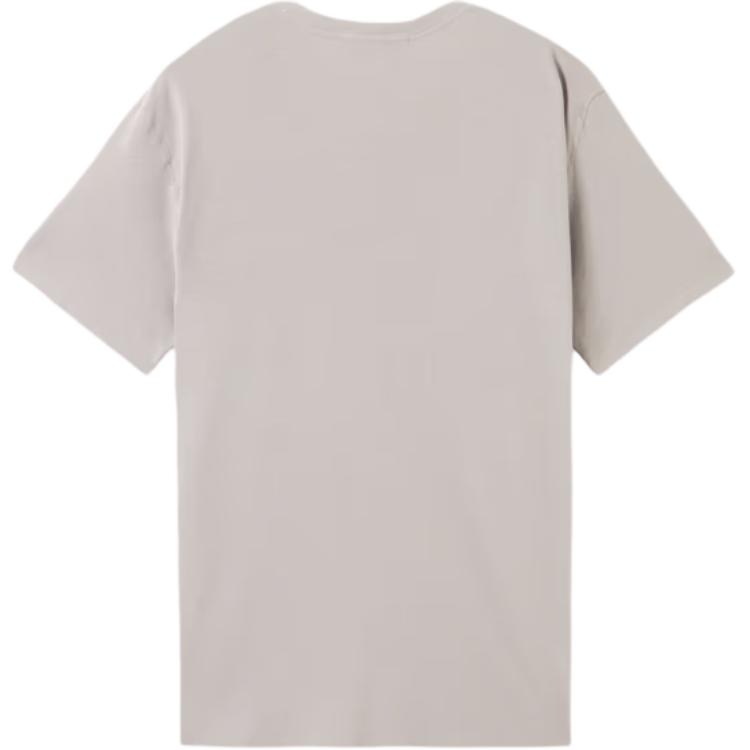 STONE ISLAND Футболка мужская с коротким рукавом, облегающего кроя, с круглым вырезом и спущенным плечом, с логотипом-нашивкой, топы, серая, белая K1S1521000-08S0F11-V0064