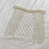 Elegant Pearl Waist Chain French Style Beaded Belt Pearls Tassel Shawl  Girlfriend Gift
