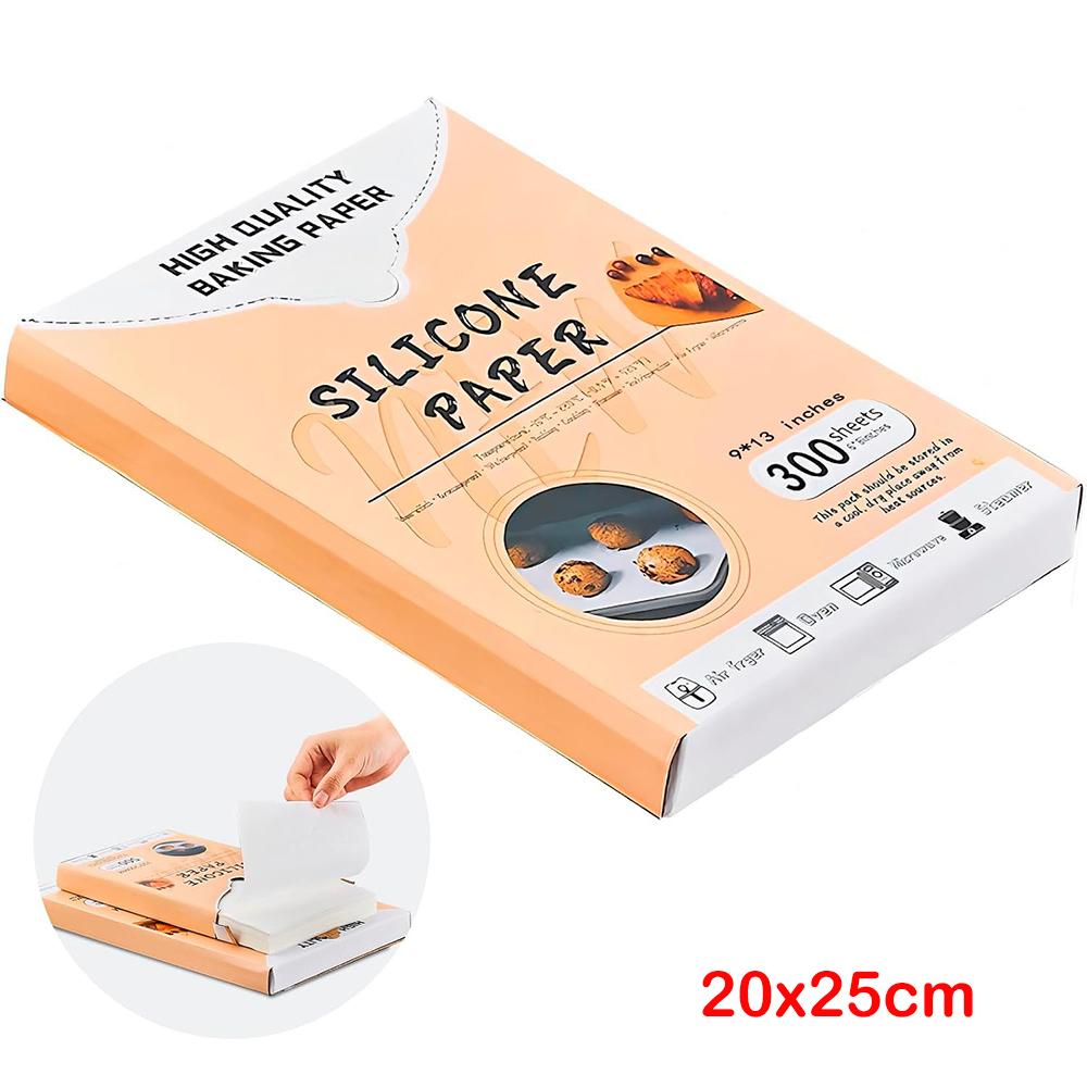 LMETJMA 200 шт. пергаментной бумаги листы антипригарный пергамент бумага для выпечки аэрофритюрницы бумага для выпечки печенья на пару JT276