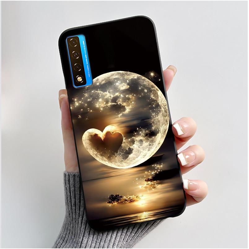 Чехол для TCL 20S 20L 20L+ 20 Pro 5G Роскошный Милый Кролик Любовь Забавный Черный Мягкий Силиконовый Чехол для Телефона для TCL20 20Pro 5G Задняя Крышка